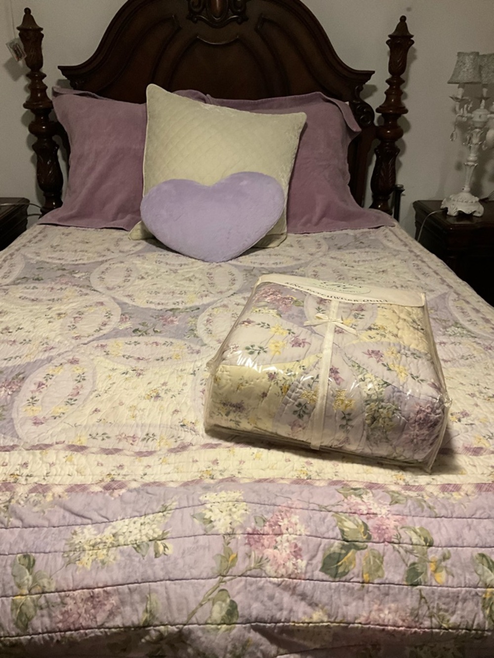Very rare, Rachel Ashwell, Regent Park King quilt